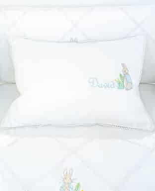 Personalized Peter Rabbit Baby Pillowcase